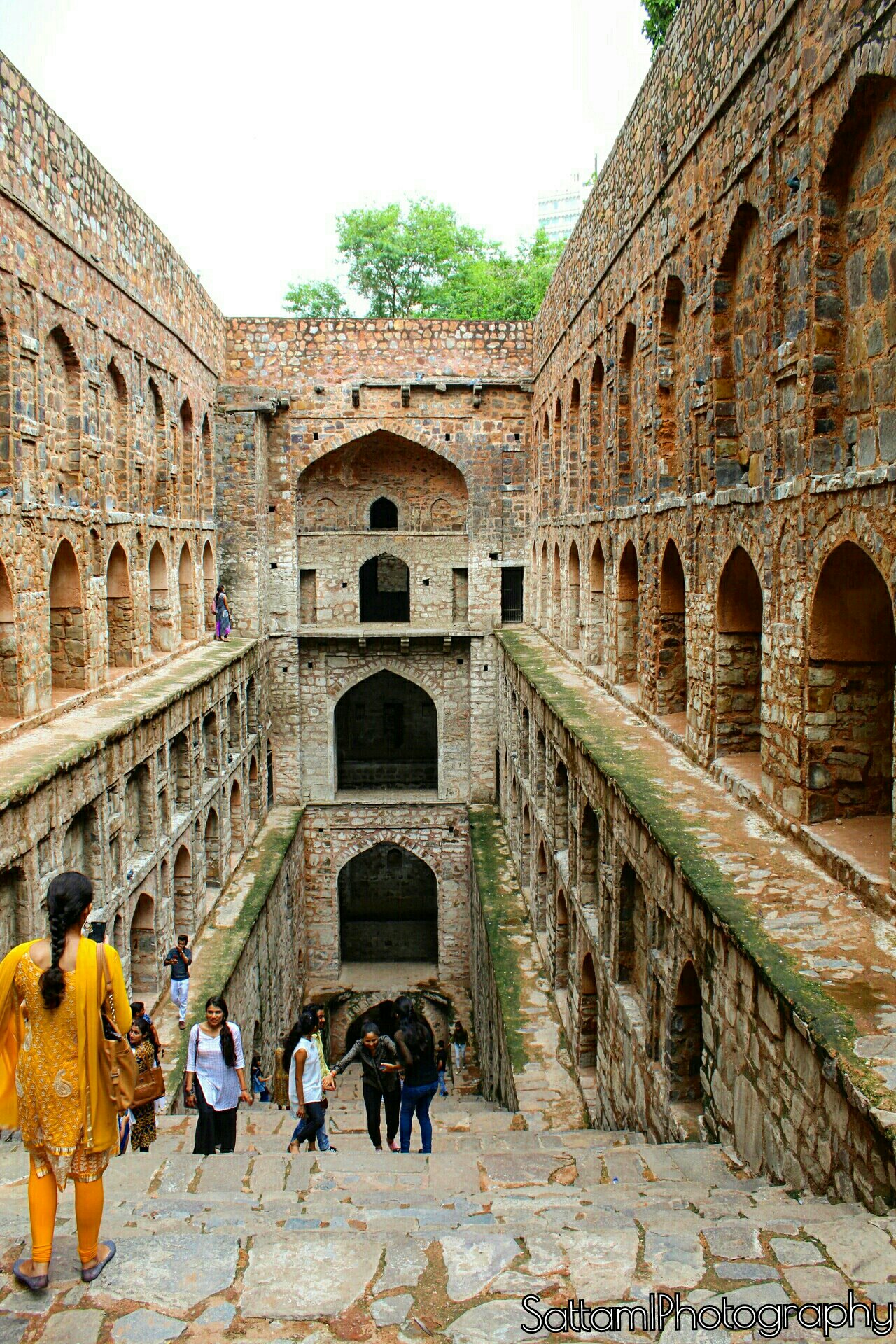 Agrasen ki Baoli. Looking Down. Sattam Photography. 